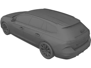 Peugeot 508 SW (2020) 3D Model