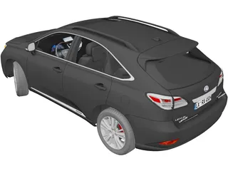 Lexus RX450H (2010) 3D Model