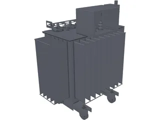 Power Transformer 160kVA 3D Model