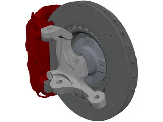 Mazda MX5 Miata Porsche Big Brake Conversion 3D Model