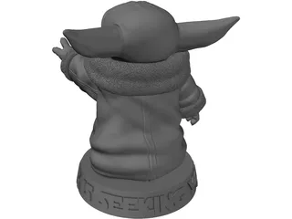 Baby Yoda 3D Model