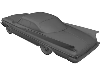 Chrysler Saratoga Hardtop Coupe (1960) 3D Model