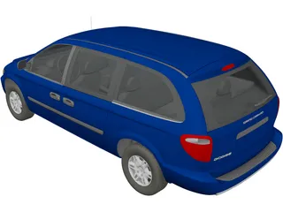 Dodge Grand Caravan (2004) 3D Model