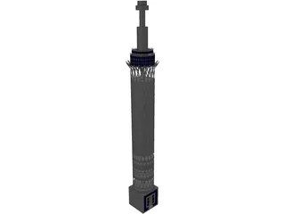 Cairo Tower 3D Model