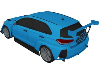 Hyundai i30N [TCR] (2018) 3D Model