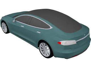 Tesla Model S (2020) 3D Model