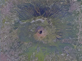 Mount Vesuvius, Naples, Italy (2020) 3D Model