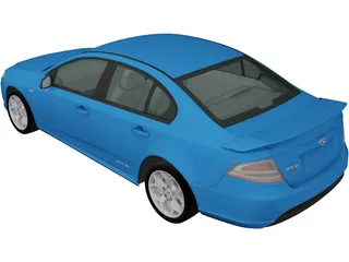 Ford Falcon XR6 (2011) 3D Model