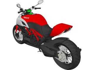 Ducati Diavel (2011) 3D Model