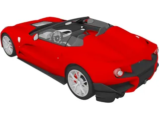 Ferrari F12 TRS (2014) 3D Model