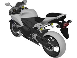 Honda CBR600RR (2009) 3D Model