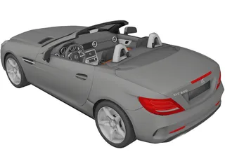 Mercedes-Benz SLC (2017) 3D Model