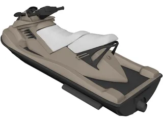 Kawasaki Ultra Jet Ski 3D Model