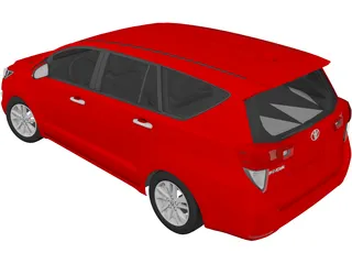Toyota Innova (2017) 3D Model