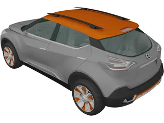 Nissan Kicks Concept (2014) 3D Model