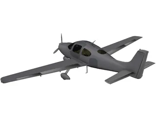 Cirrus SR22 3D Model