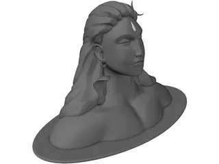 Shiva Statue 3D Model