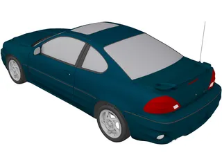 Pontiac Grand Am GT (1999) 3D Model