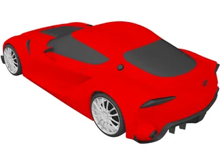Toyota FT-1 Supra Concept (2014) 3D Model
