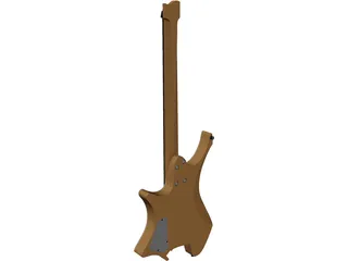 Strandberg Boden J6 Bass Guitar 3D Model