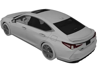 Lexus ES350 (2019) 3D Model