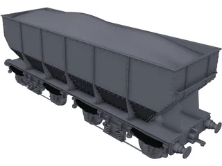 Gresley Coal Wagon 3D Model