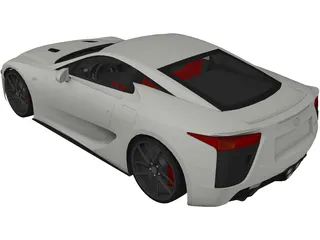 Lexus LFA (2012) 3D Model