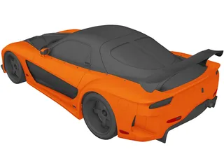 Mazda RX-7 Veilside 3D Model