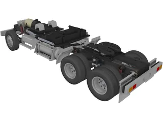 Tamiya Truck Chassis 3D Model