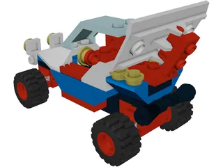 Lego Beach Buggy 3D Model