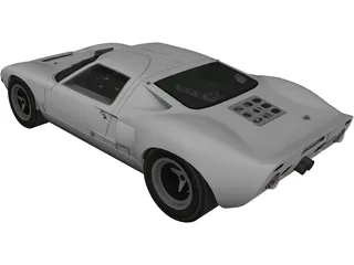 Ford GT40 3D Model