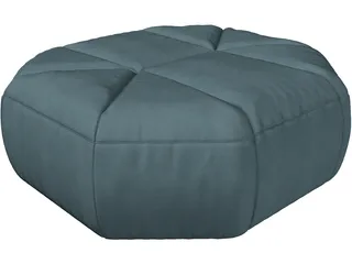 Cloud Pouf 3D Model