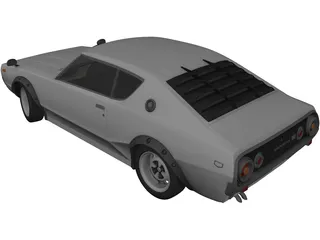 Datsun 240K-GT (1972) 3D Model