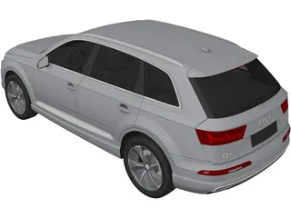 Audi Q7 (2016) 3D Model
