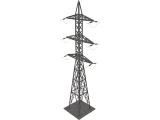 Electricity Pylon 3D Model