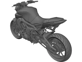 Motorbike 3D Model