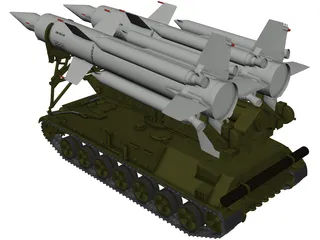 SA-4 Ganef 3D Model