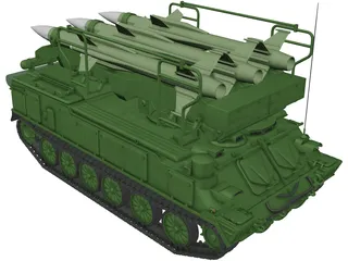 SA-6 Gainful 3D Model