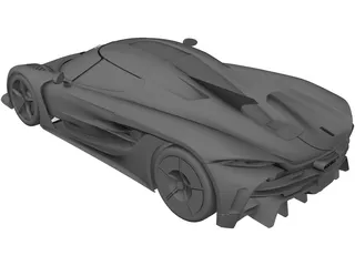 Koenigsegg Jesko Absolut (2020) 3D Model