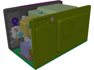 Microwave Oven 3D Model