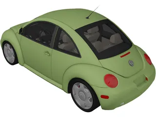 Volkswagen Beetle (2000) 3D Model