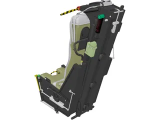 Mk7 Ejection Seat 3D Model