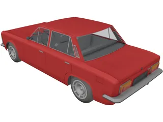 Fiat 125P 3D Model