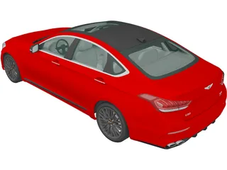 Genesis G80 Sport (2019) 3D Model