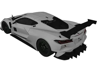 Chevrolet Corvette C8R (2020) 3D Model