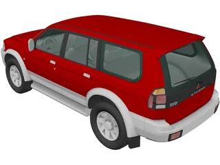 Mitsubishi Pajero Sport (1996) 3D Model