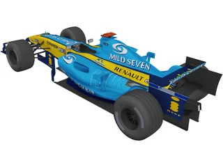 Renault F1 R25 3D Model