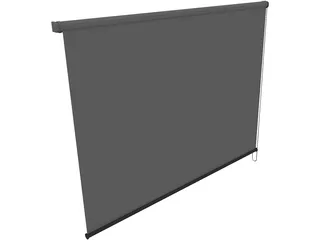 Roller Blinds 3D Model