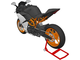 KTM RC 390 3D Model