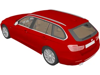 BMW 335i [F31] Wagon 3D Model